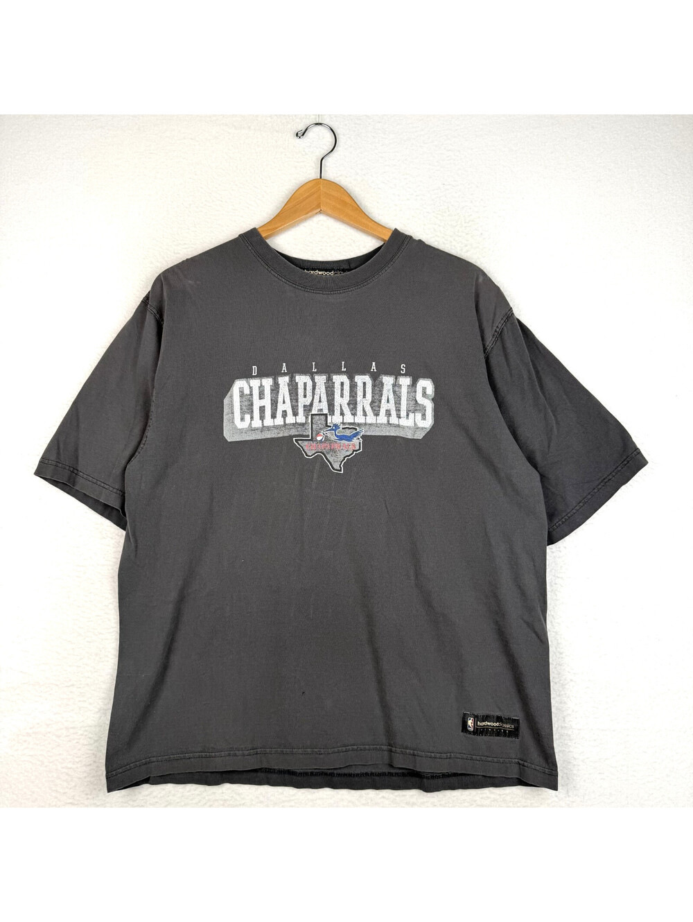 Hardwood Classics Reebok Large Dallas Chaparrals NBA Spurs VTG Distressed Shirt